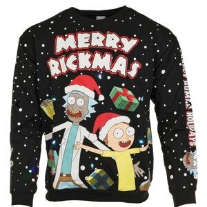 Men's Merry Rickmas Pullover Sweatshirt